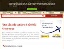 Tablet Screenshot of boucheries.net